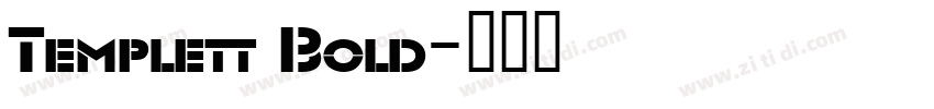 Templett Bold字体转换